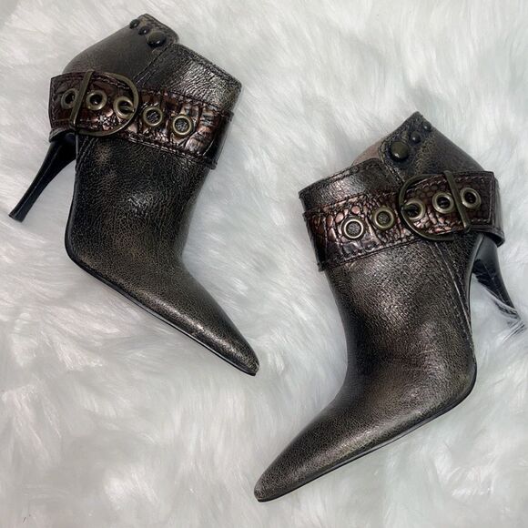 Carlos Santana Avenger T. Moro print boots Size 7 D19 - Picture 2 of 7